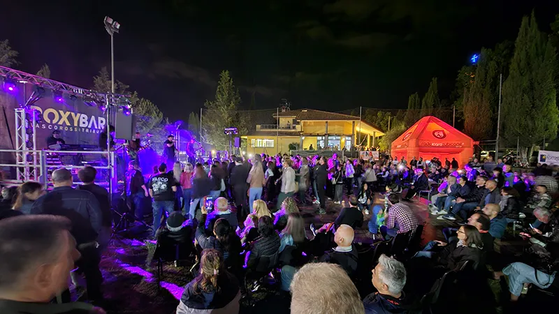 L'area spettacoli della Festa di Sant'Eurosia di Castelvecchio